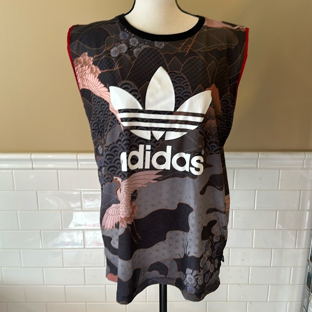 Adidas sleeveless top Rita Ora size small